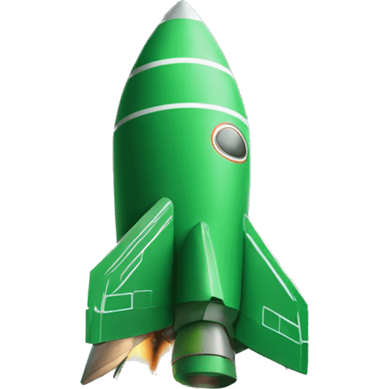 Missile green emoji