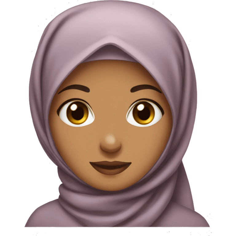 Hijabi with a bow on the hijab emoji