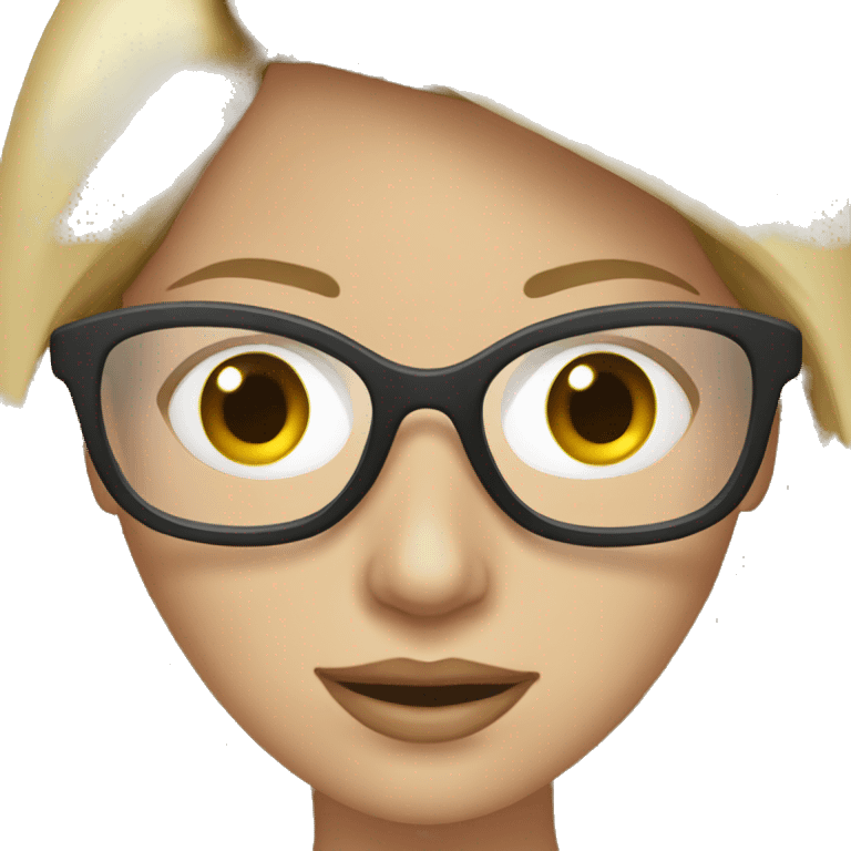 FEMME LUNETTE emoji