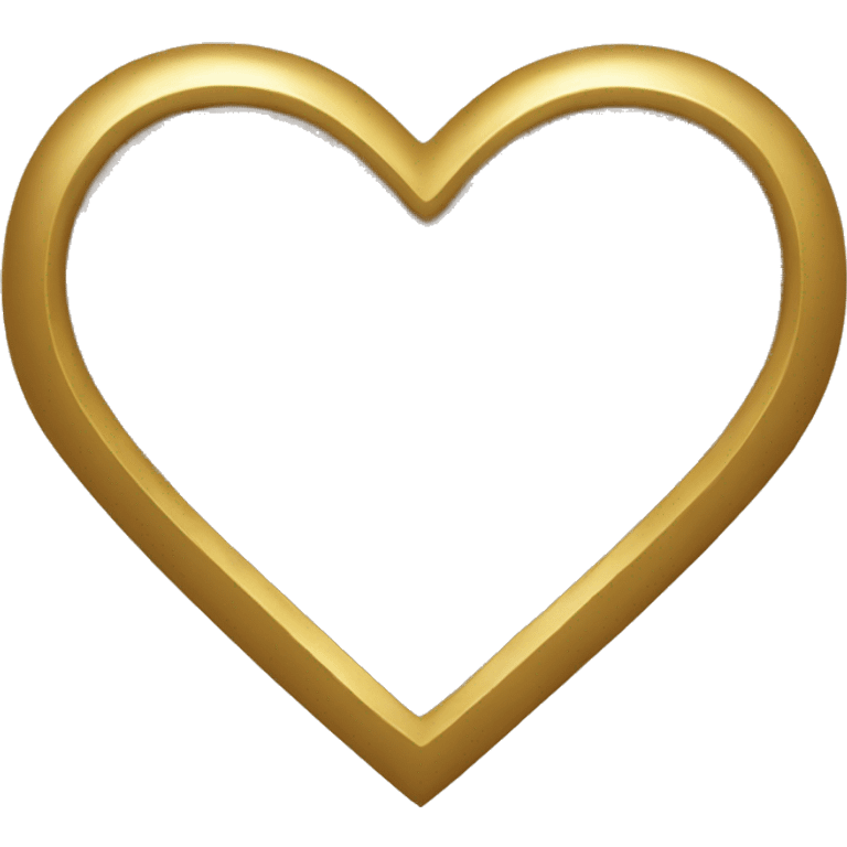 golden heart emoji