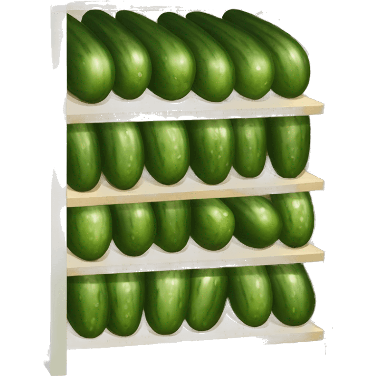 optimal storage conditions for pickled cucumbers. emoji