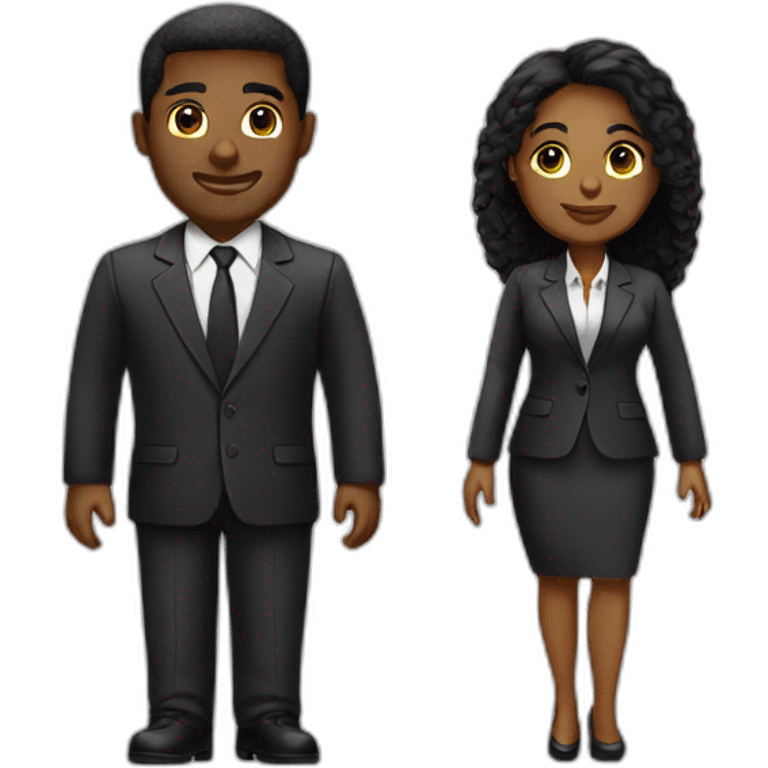 business black couple emoji