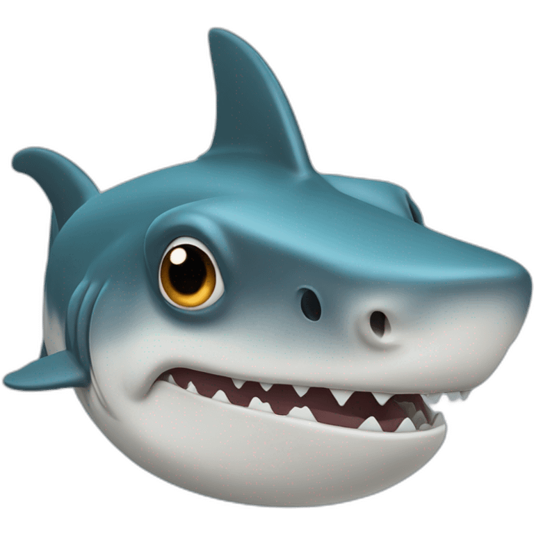 Hammerhead shark face emoji