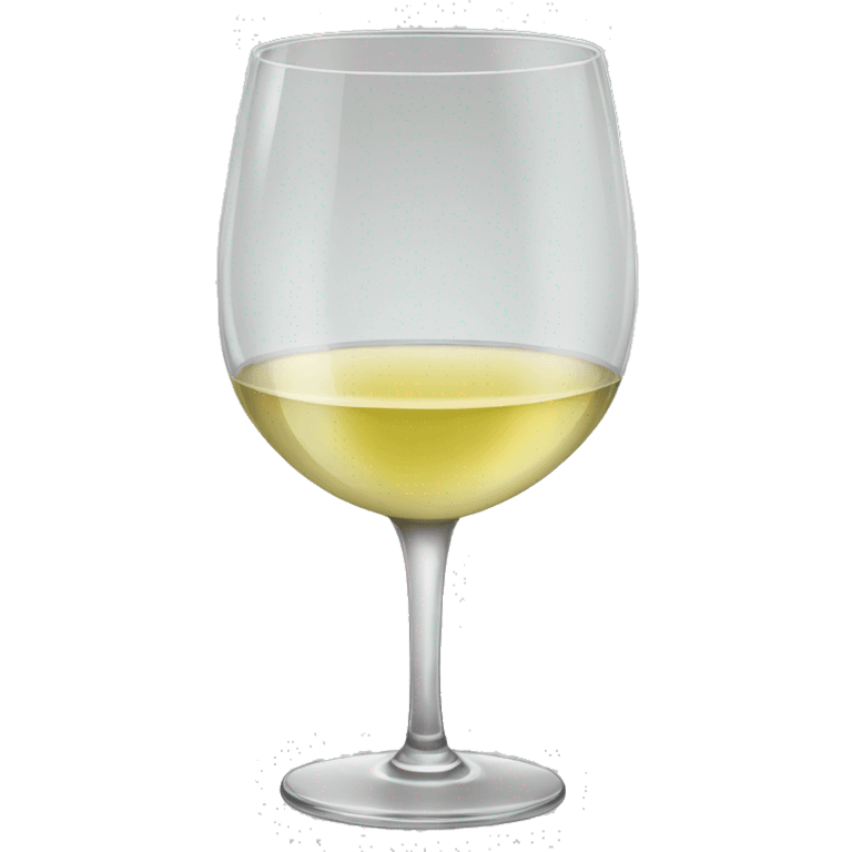 Glass of white wine emoji