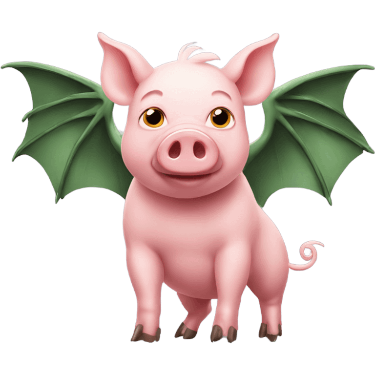 pig with dragon wings emoji