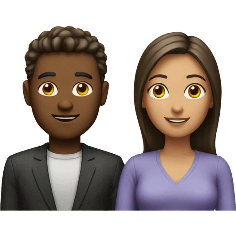 Man and woman emoji