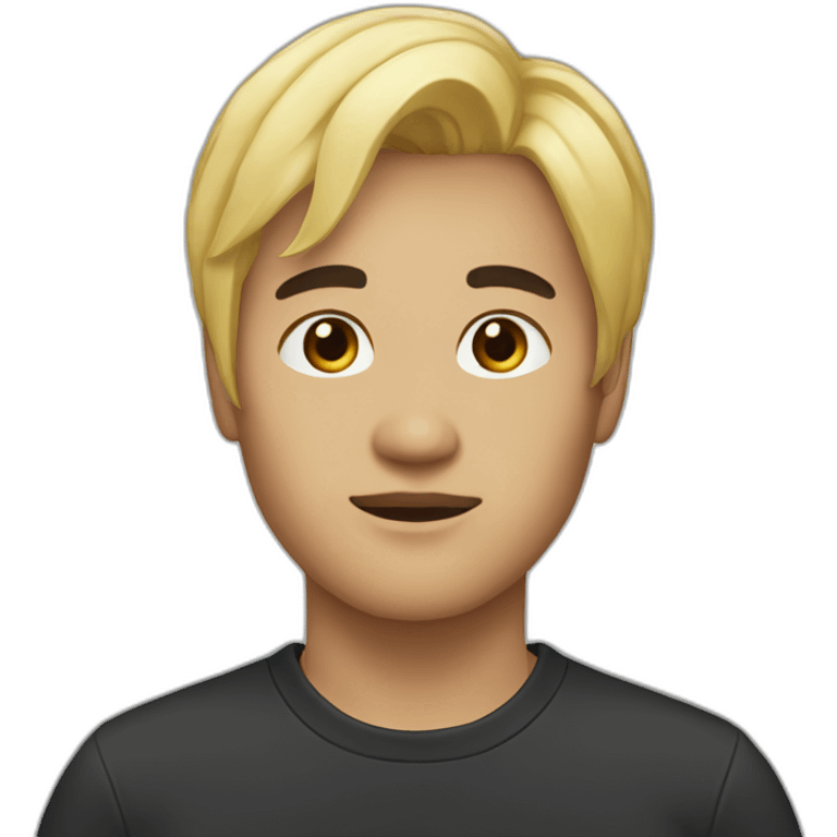 anthony-asian-designer-blond-hair emoji