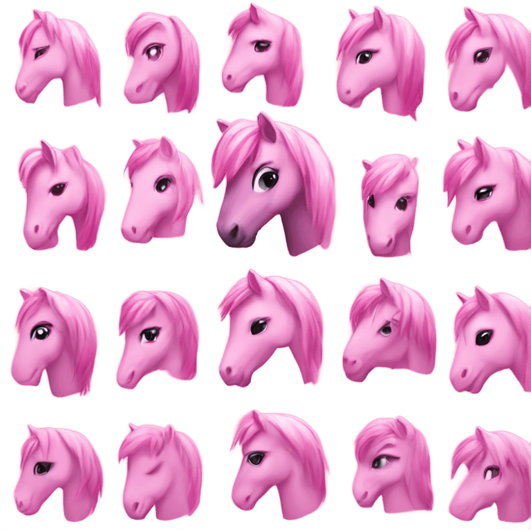 Pink pony club emoji