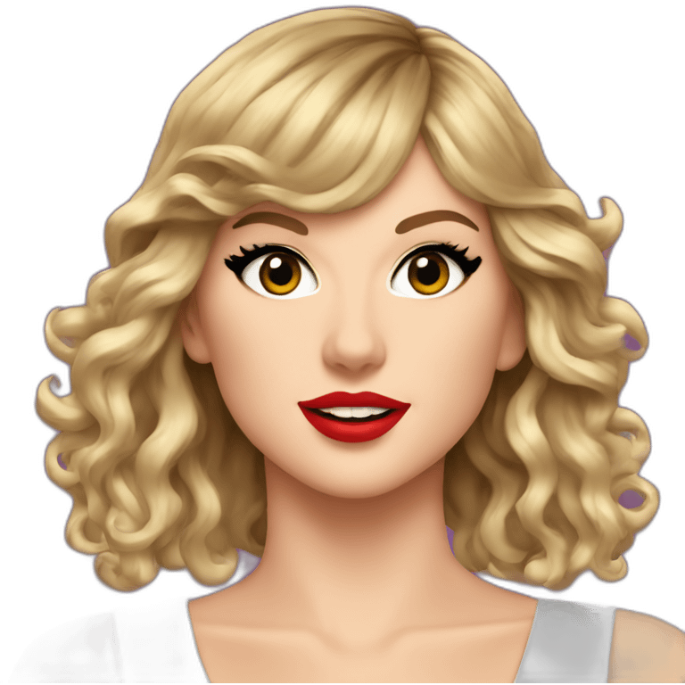 Taylor Swift during the ERAS Tour emoji