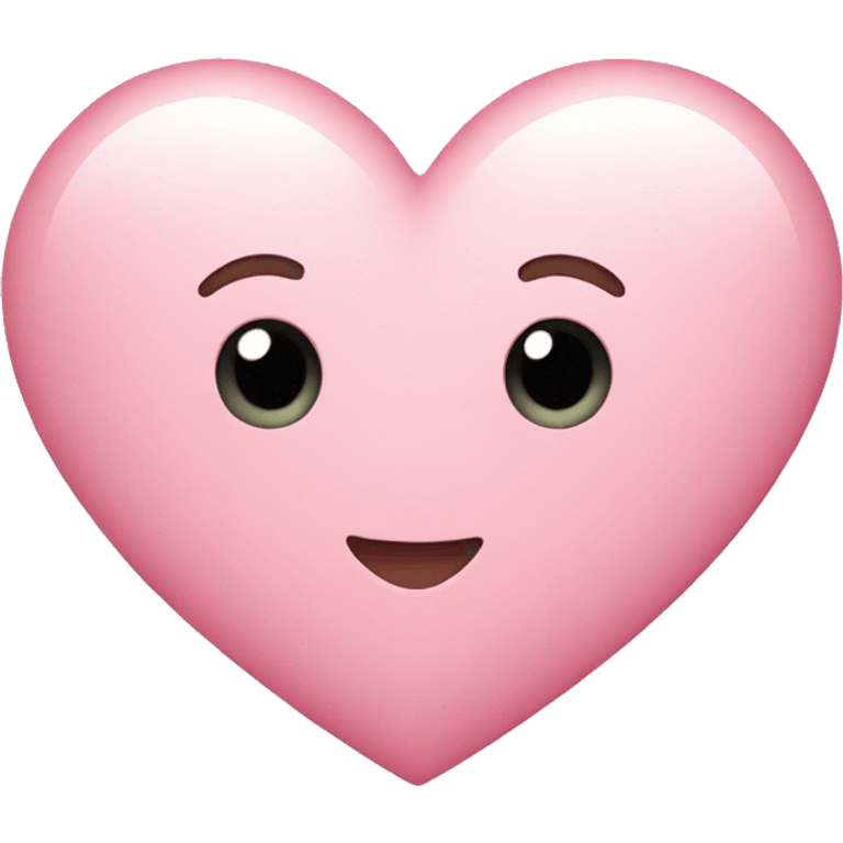 light pink Heart  emoji