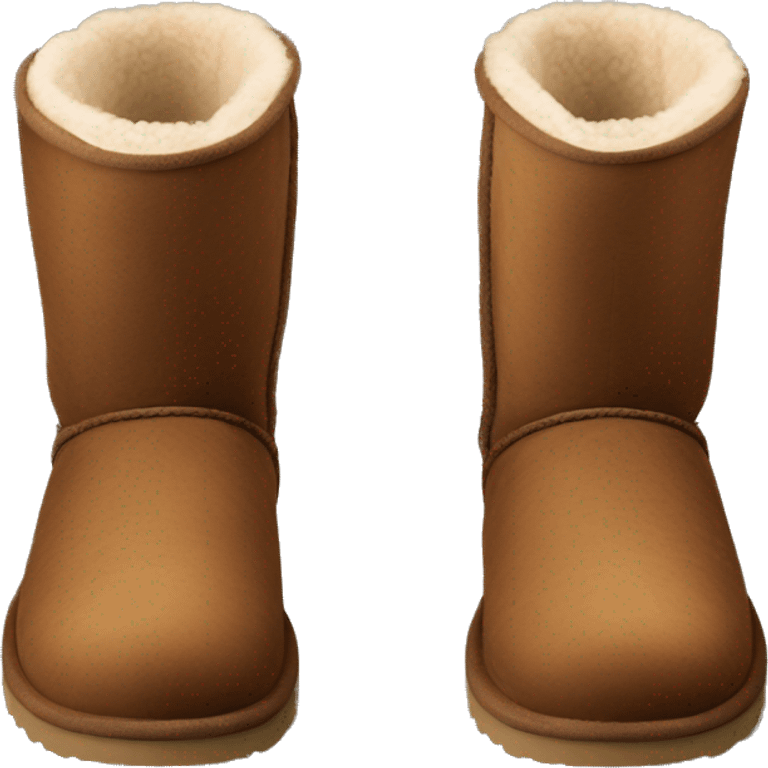 Brown short Ugg  emoji