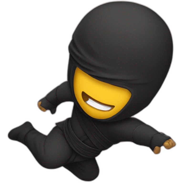 falling-ninja emoji