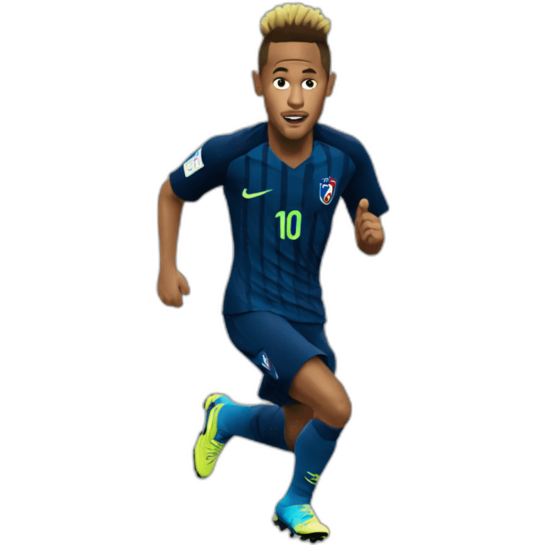 neymar running emoji