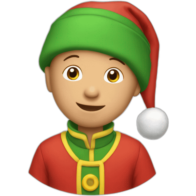 caillou de Noël  emoji