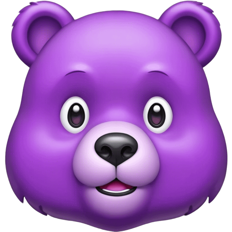 Purple bear emoji