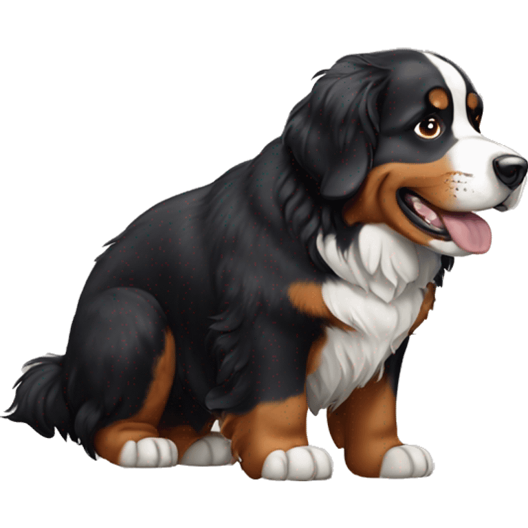 Bernese mountain dog emoji