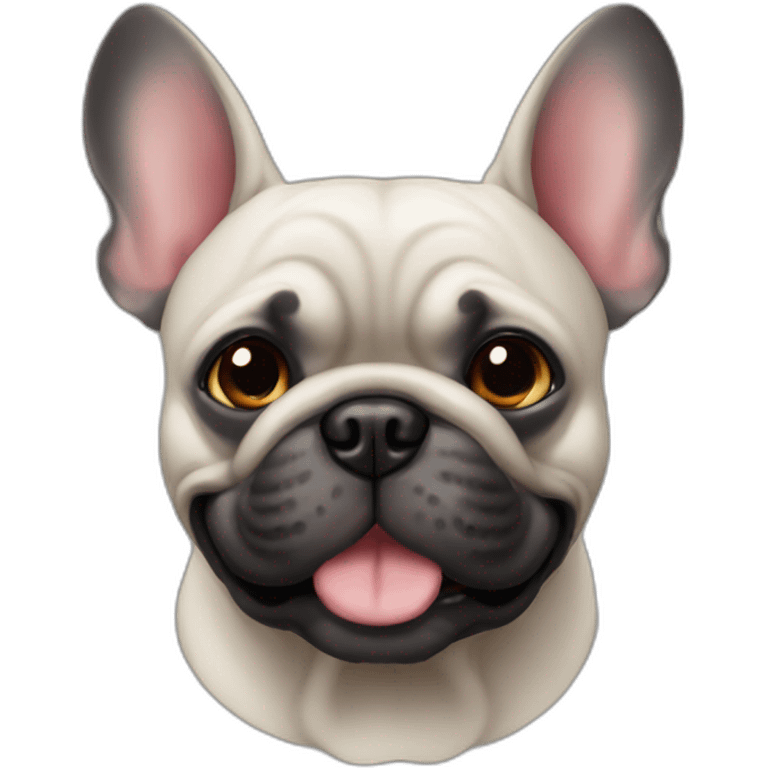 Black bouledogue  emoji