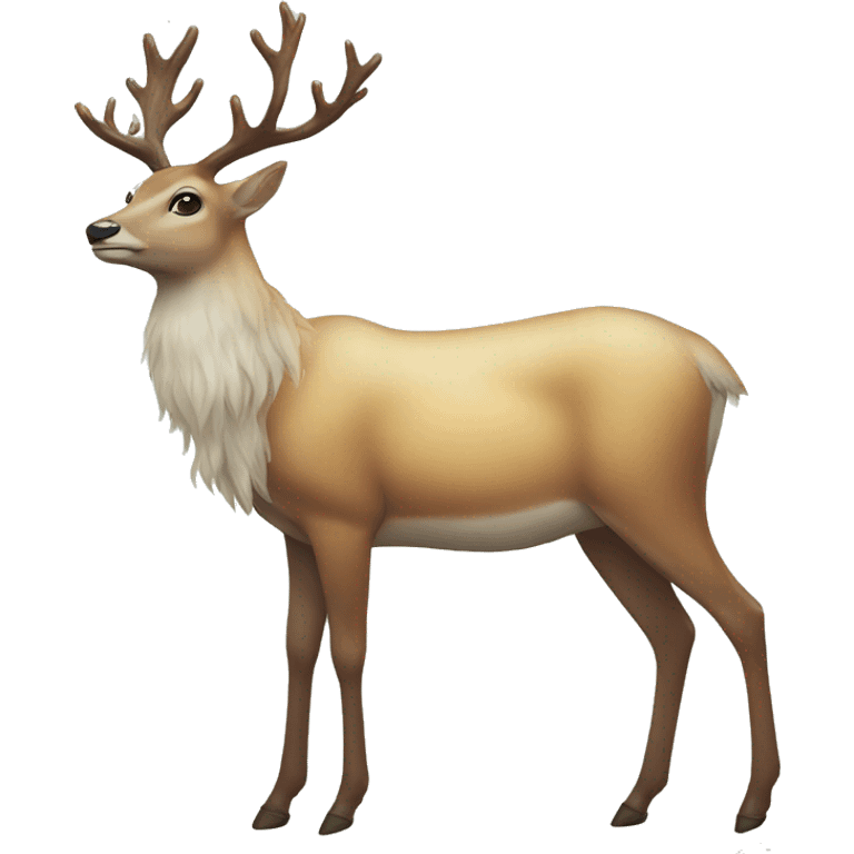 Mystical deer emoji