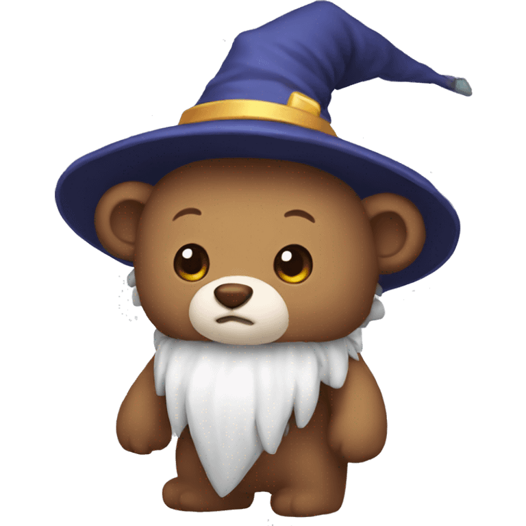 wizard bear pixel emoji