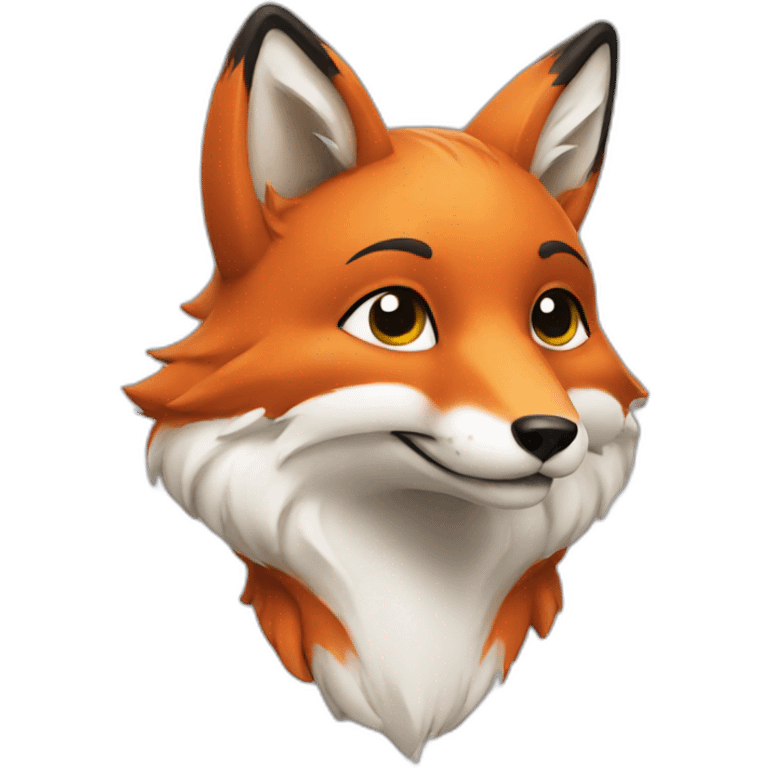 Sexy fox emoji