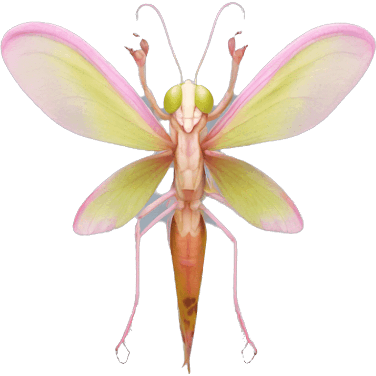 Orchid mantis emoji