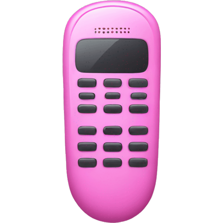 Pink remote emoji