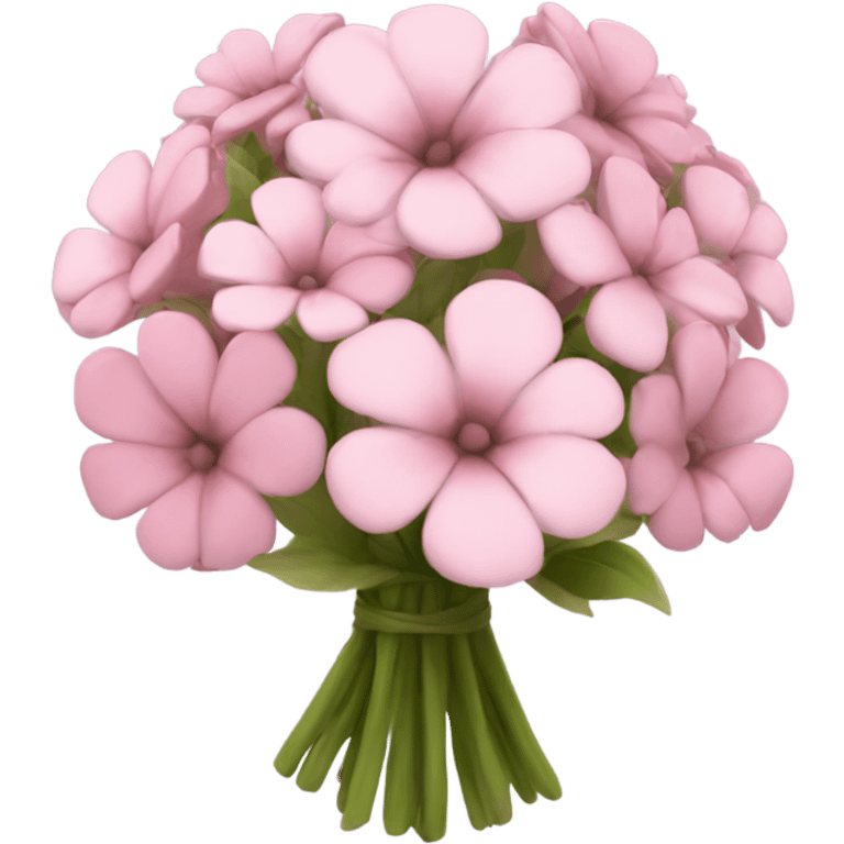 Baby pink flowers bouquet emoji