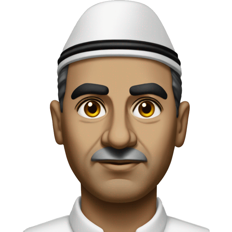 photorealistic serious Gamal Nasser emoji