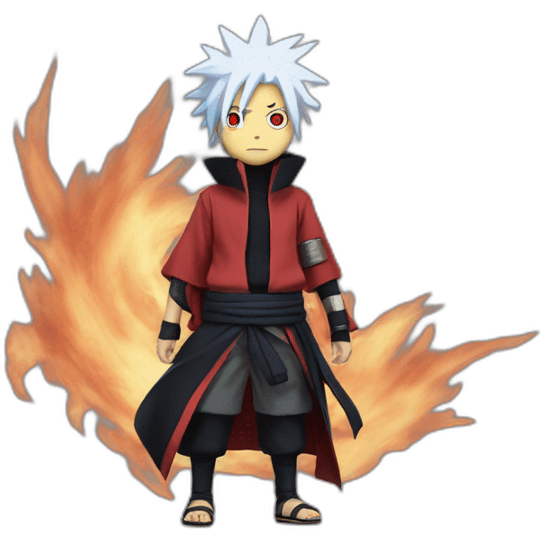 Naruto with an akatsuki jack et emoji