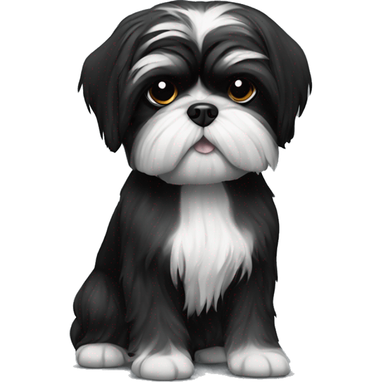 Shih tzu noir emoji