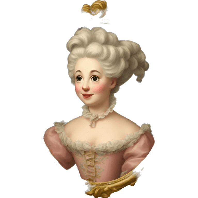 Vintage rococo emoji