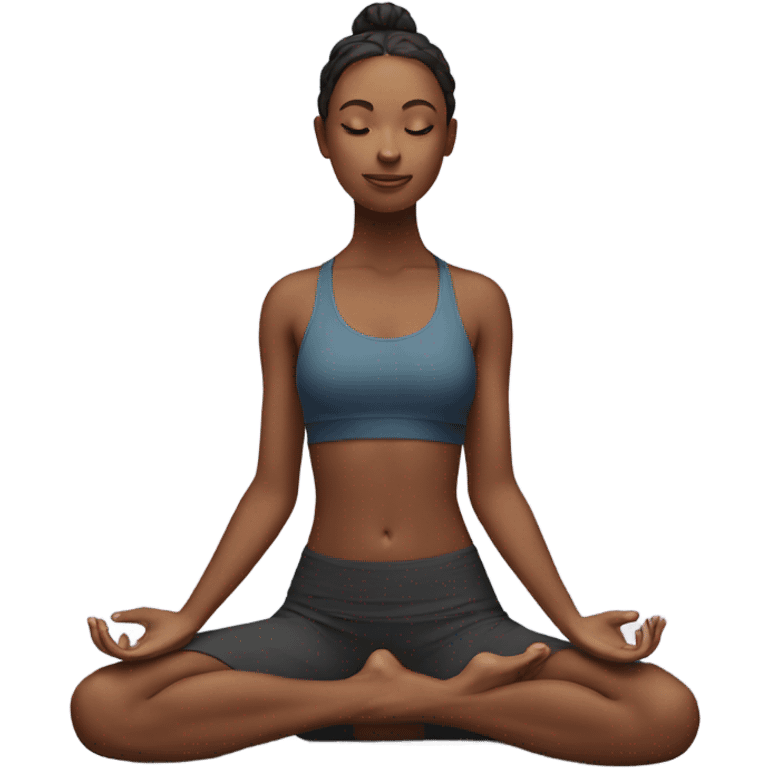 Yoga girl emoji