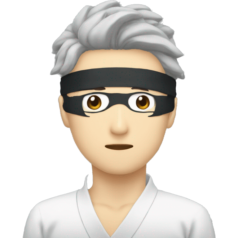 Satoru gojo blindfolded emoji