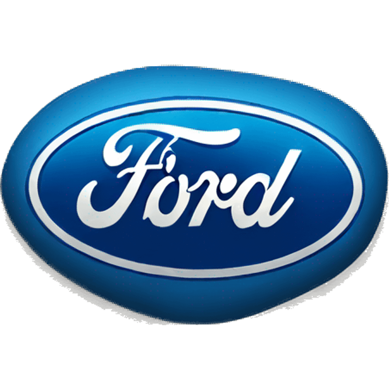 Rock with ford logo emoji