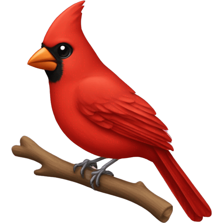 Cardinal bird birthday emoji