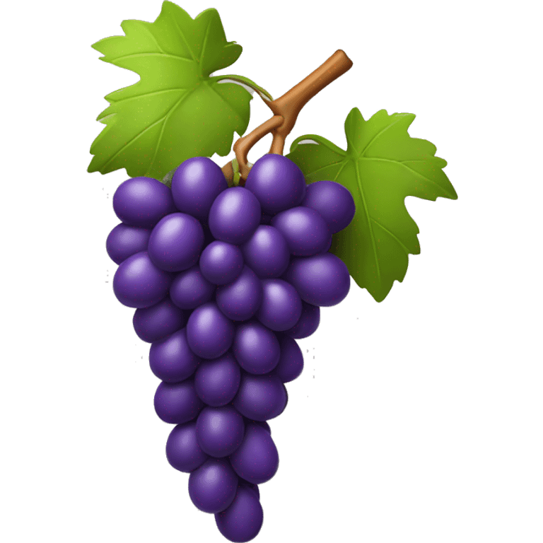 3D Grapes emoji  emoji