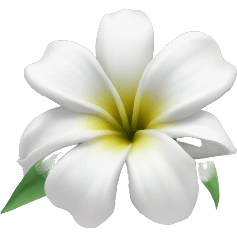 white tropical flower emoji