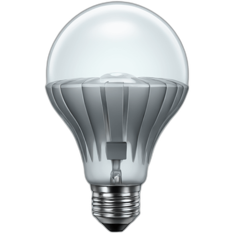 futuristic light bulb emoji