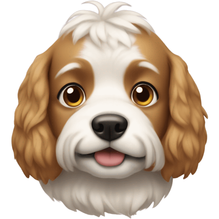 Dog with valle emoji