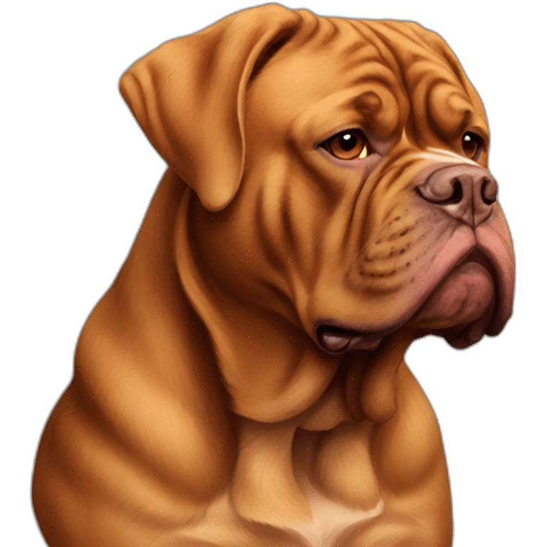 dogue de bordeaux emoji