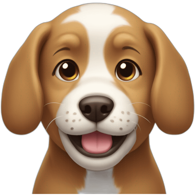 cute-dog-smile emoji