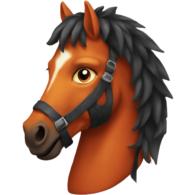 Fire horse emoji