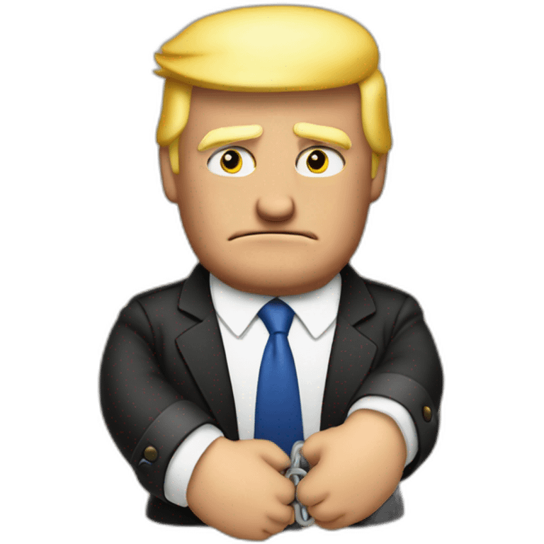 trump-in-handcuffs emoji