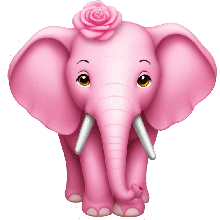 Elefante cor de Rosa  emoji