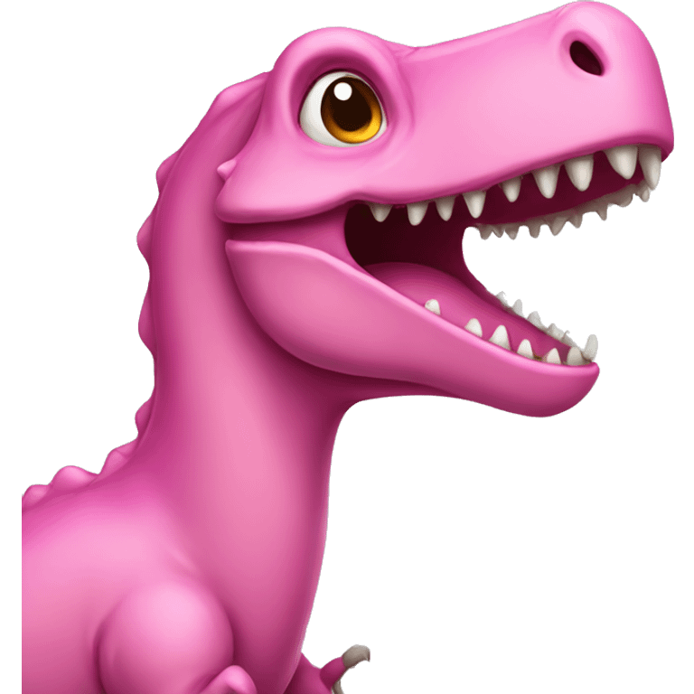 Pink dinosaur emoji