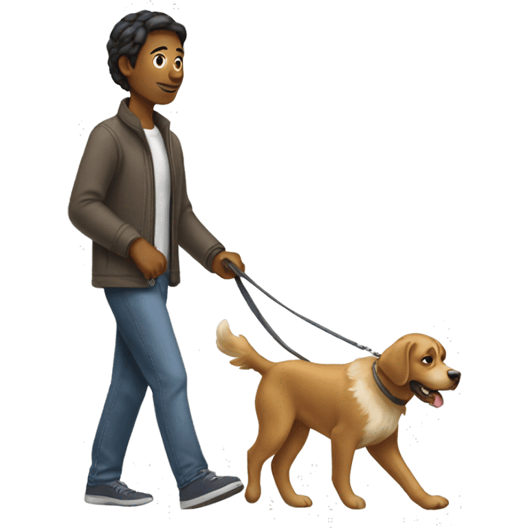 walking the dog emoji