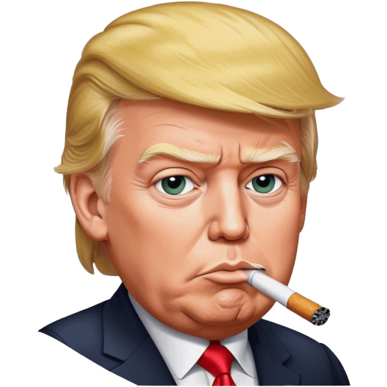 Donald trump smoking  emoji