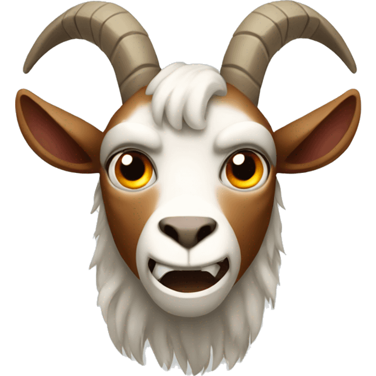 angry goat emoji