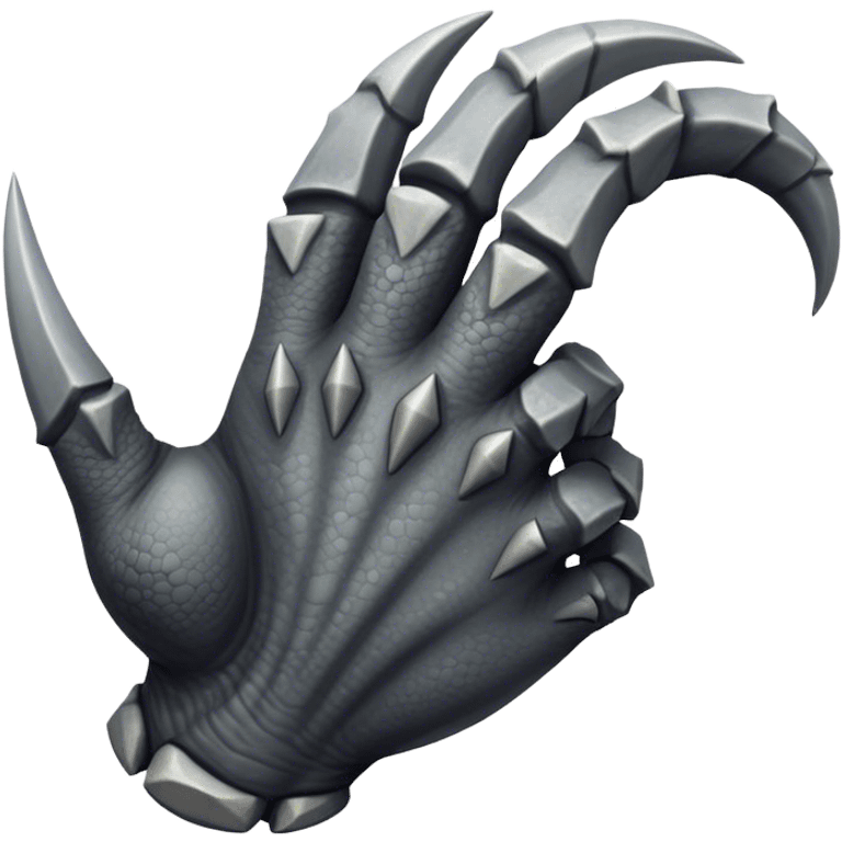 dinosaur claws, like symbol emoji