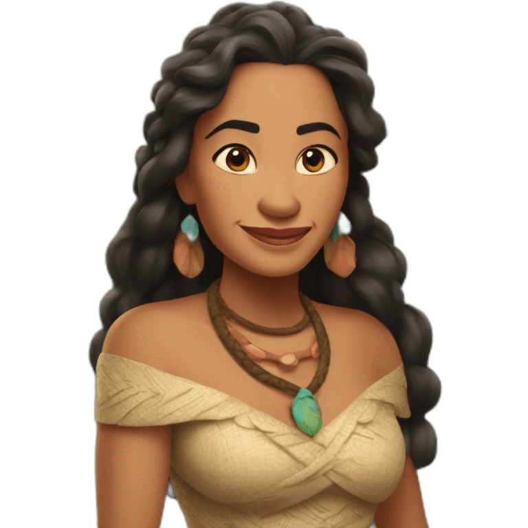 Grand mother Moana Disney  emoji